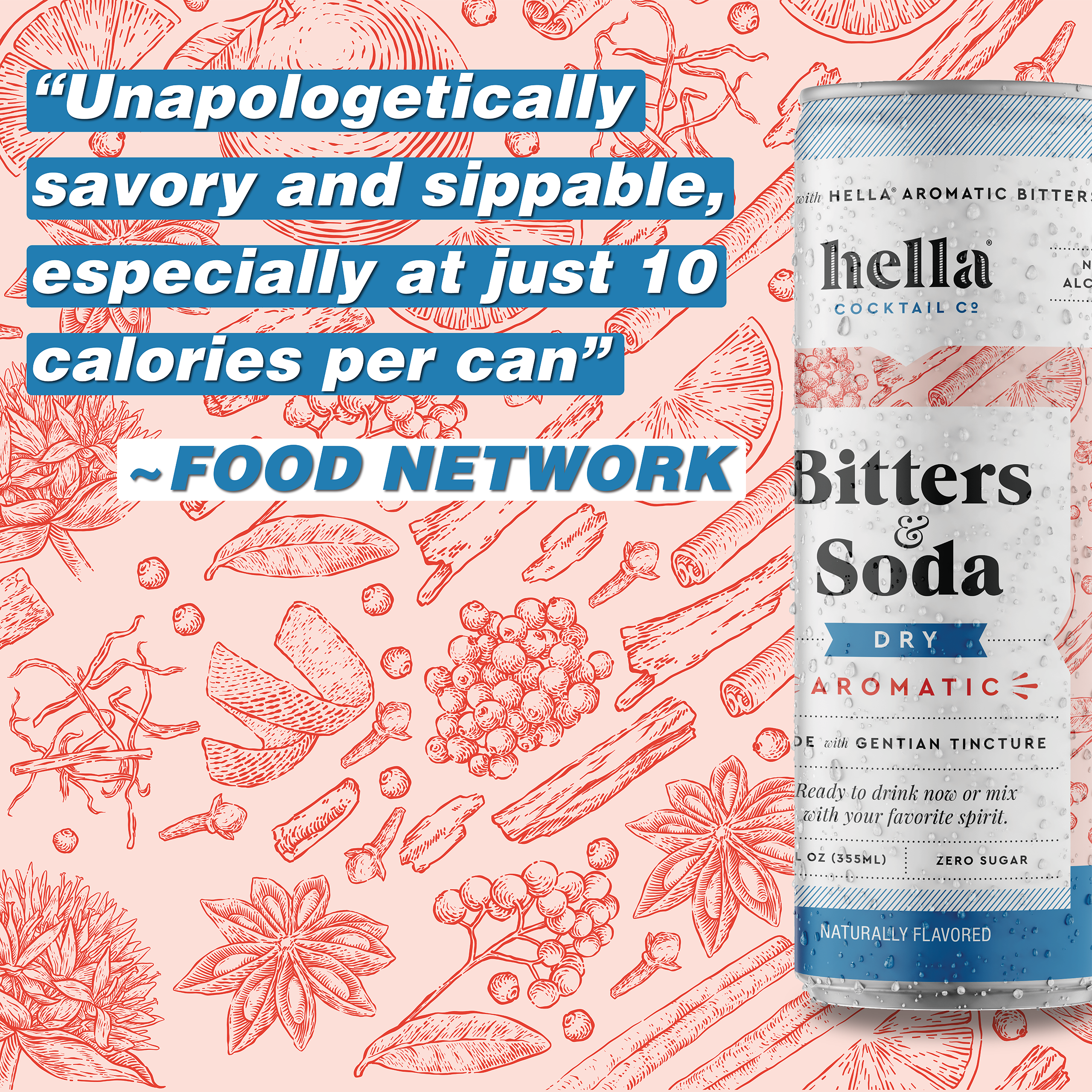 Bitters & Soda Dry Aromatic | 12oz Can